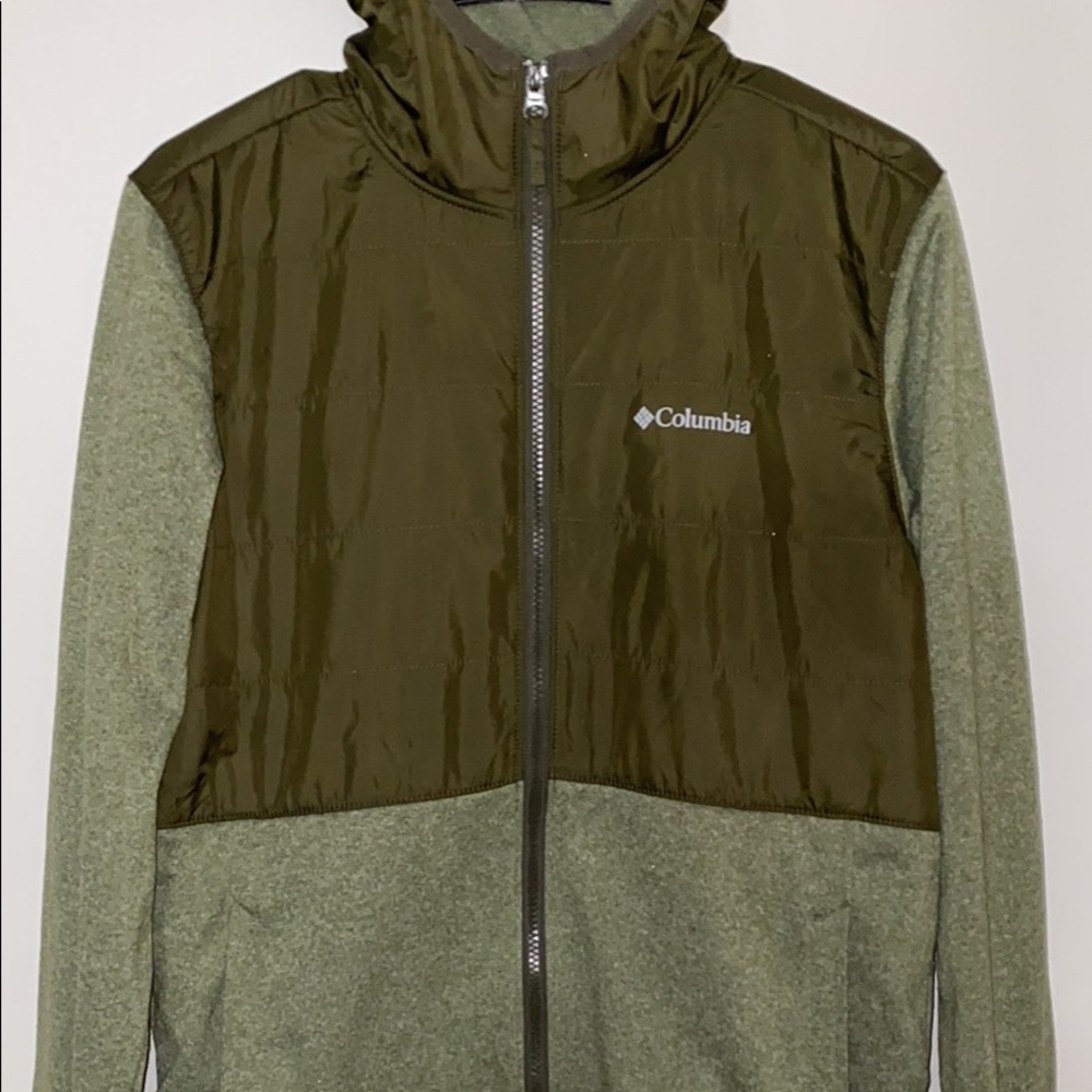 EUC Columbia hooded full zip lightweight jacket